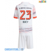 Camisa de time de futebol Bayern Munich Sacha Boey #23 Replicas 2º Equipamento Infantil 2025-26 Manga Curta (+ Calças curtas)
